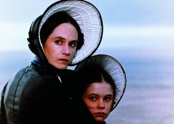 Holly Hunter (left) and Anna Paquin in The Piano